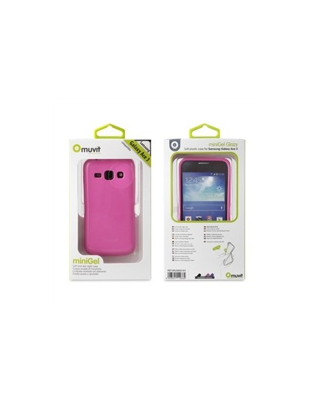 funda minigel rosa samsung galaxy ace 3 s7270 muvit