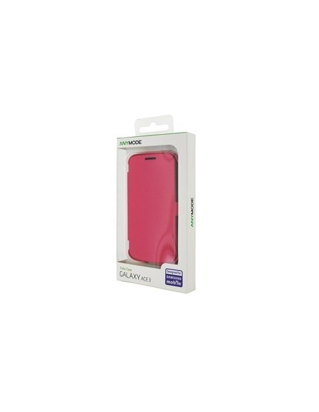 funda folio rosa galaxy ace 3 samsung anymode (tapa)