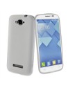 Funda minigel blanca humo alcatel pop c7 muvit