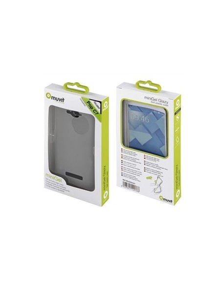 Muvit MUSKI0341 - Funda minigel para Alcatel Pop C7, blanco humo: Kiwiku.com: Electrónica