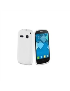 Muvit MUSKI0364 - Funda minigel para Alcatel Pop C3, blanco: Kiwiku.com: Electrónica