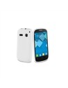 Funda minigel blanca alcatel pop c3 muvit