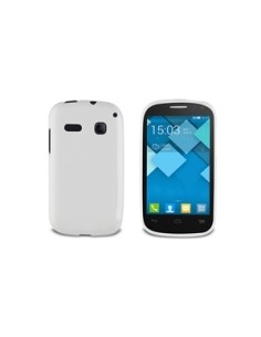 Muvit MUSKI0364 - Funda minigel para Alcatel Pop C3, blanco: Kiwiku.com: Electrónica 2