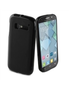 Muvit MUSKI0365 - Funda minigel para Alcatel Pop C5, negro - Electrónica - Kiwiku.com