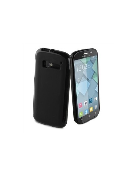 Muvit MUSKI0365 - Funda minigel para Alcatel Pop C5, negro - Electrónica - Kiwiku.com