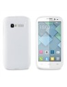 Funda minigel blanca alcatel pop c5 muvit