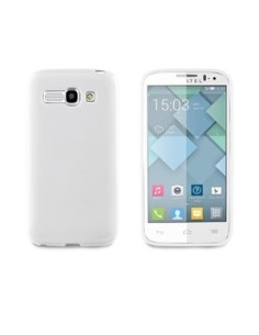 Muvit MUSKI0368 - Funda minigel para Alcatel Pop C9, blanco: Kiwiku.com: Electrónica 2