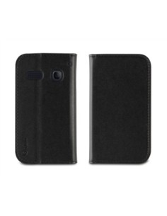 Muvit MUSNS0086 - Funda folio tipo cartera con función soporte y tarjetero para Alcatel Pop C3, negro - Electrónica - Kiwiku.com 2