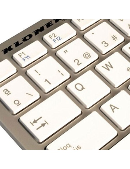 KL Tech KTU0021 - Teclado USB, aluminio/blanco: KL-TECH: Kiwiku.com: Informática