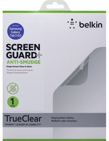 Belkin Screen Guard - Protector de pantalla para tablet Samsung Galaxy Tab 3 (8 pulgadas), transpare