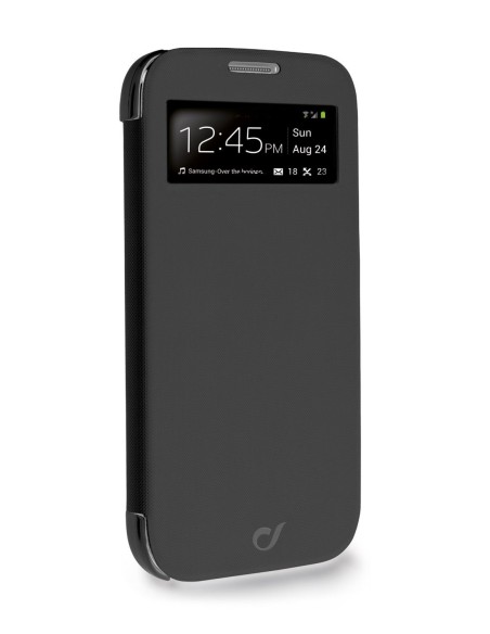 Funda book id negra galaxy s4