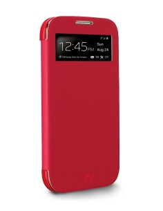 Funda book id roja galaxy s4