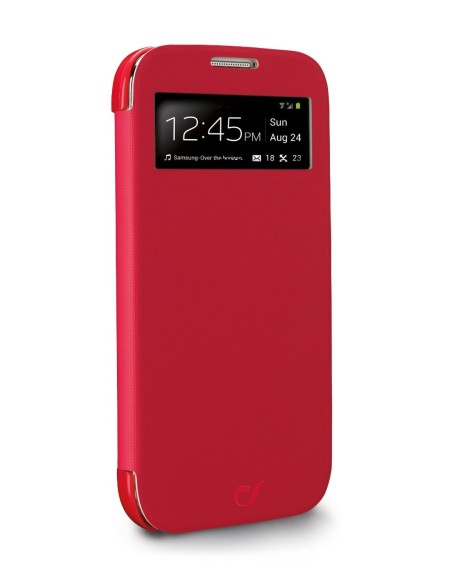 Funda book id roja galaxy s4