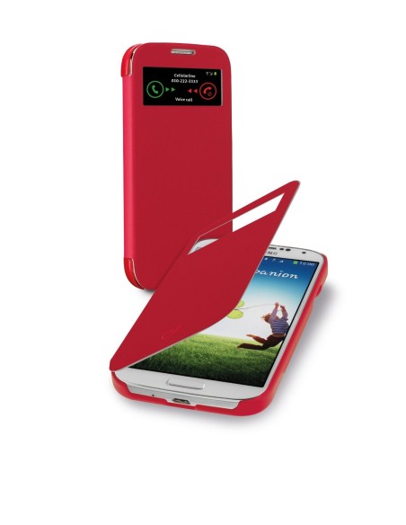 Funda book id roja galaxy s4