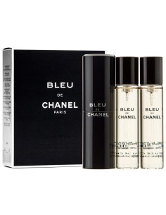 Bleu Eau de Parfum Vaporizador Twist & Spray Refillable 3 X 20 Ml