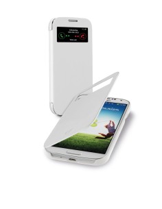 Funda book id blanca galaxy s4 2