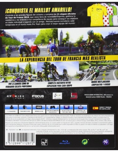 Tour De France 2014: playstation 4: Kiwiku.com: Videojuegos