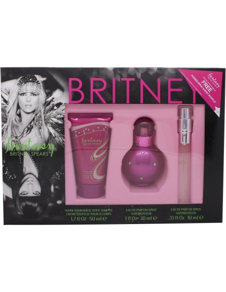 Britney Spears Fantasy Set de Regalo 30ml Eau de Parfum Vaporizador + 50ml Souffle Corporal + 10ml Eau de Parfum Vaporiz