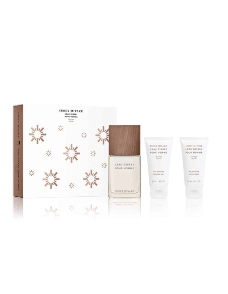 Set Issey Miyake L'eau D'issey Vetiver Eau de Toilette Hombre 50ml + L'eau D'issey Vetiver Hydrating Gel de Ducha 50ml X2 Pcs
