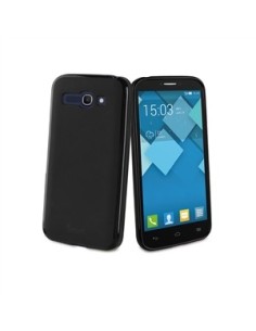 Muvit MUSKI0367 - Funda minigel para Alcatel Pop C9, negro - Electrónica - Kiwiku.com