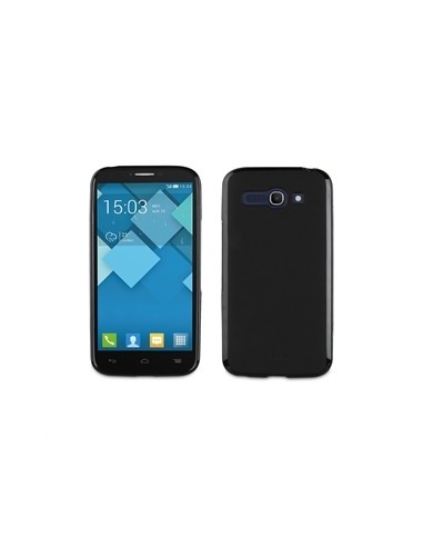 Muvit MUSKI0367 - Funda minigel para Alcatel Pop C9, negro - Electrónica - Kiwiku.com