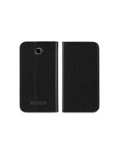 Muvit MUSNS0062 - Funda slim folio con función soporte y tarjetero para Alcatel Pop C7, negro: Kiwiku.com: Electrónica 2