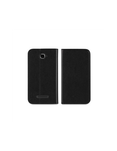 Muvit MUSNS0062 - Funda slim folio con función soporte y tarjetero para Alcatel Pop C7, negro: Kiwiku.com: Electrónica