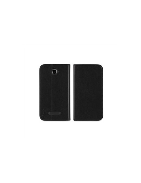 Muvit MUSNS0062 - Funda slim folio con función soporte y tarjetero para Alcatel Pop C7, negro: Kiwiku.com: Electrónica