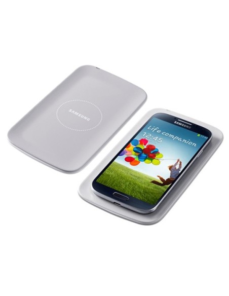 Samsung EP-P100IEWEGWW -Base de carga para Samsung Galaxy S4, inalámbrica, color blanco