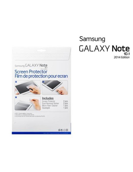 Protector de pantalla para galaxy note 10.1 2014 edition (2 udes)