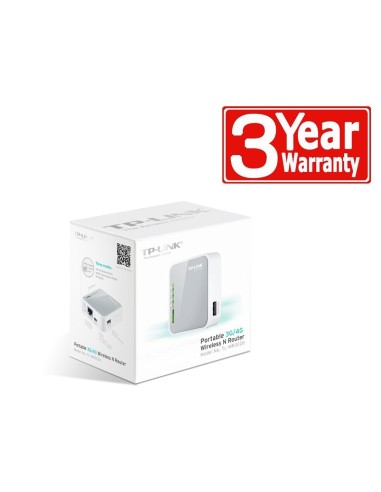 TP-Link TL-MR3020 - Router Inalambrico portátil WIFI 4G kiwiku.com