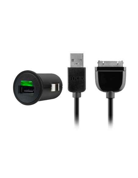Belkin F8M114cw03 - Cargador de coche para tablet Galaxy Tab (12 V, 2.1 A, 0.9 metros), negro