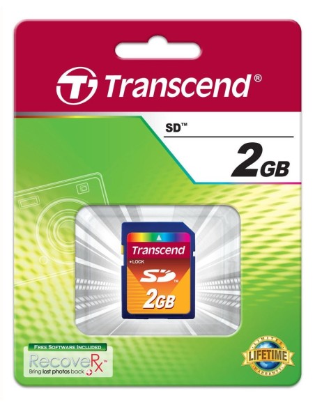 Transcend TS2GSDC - Tarjeta de memoria SD de 2 GB: Transcend: Kiwiku.com: Informática