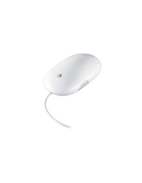Apple Mighty Mouse - Ratón óptico (4 botones, USB), blanco