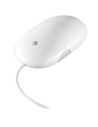 Apple mighty mouse - ratón óptico (4 botones, usb), blanco