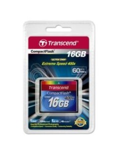Transcend TS16GCF400 - Tarjeta de memoria Compact Flash de 16 GB 400x