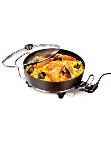 Princess - Multicazuela Paellera 2000W, Doble Resistencia Teflon, Termostato Pro 162367 kiwiku.com