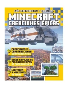 tebeos_dolmen_editorial_s.l._creaciones_epicas_en_minecraft_9788418898662_oferta