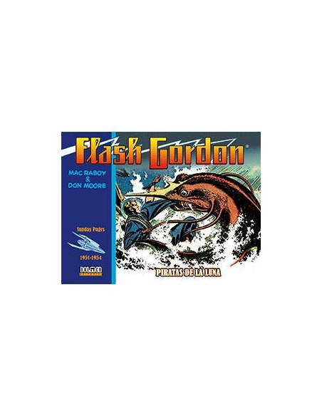 tebeos_dolmen_editorial_s.l._flash_gordon._piratas_de_la_luna_1951-1954_(sunday_pages)_9788418510182_oferta