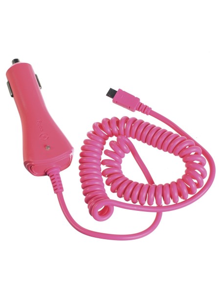 Kiwiku.com: Celly CCMICROP - Cargador (Auto, Universal, Encendedor de cigarrillos, Rosa, 1A) - Electrónica