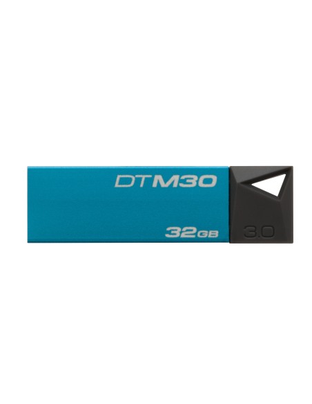 Kingston DataTraveler Mini 3.0 32GB - Memoria USB de 32 GB (USB 3.0), negro y azul