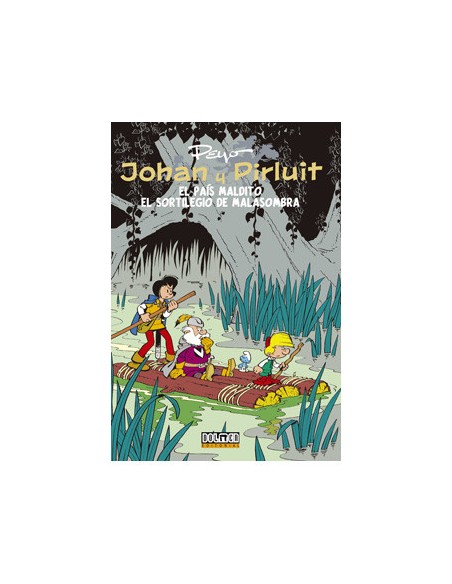 tebeos_dolmen_editorial_s.l._johan_y_pirluit_05:_el_pais_maldito_y_el_sortilegio_de_malasombra_9788415932093_oferta