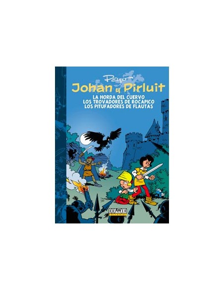 tebeos_dolmen_editorial_s.l._johan_y_pirluit_06:_la_horda_del_cuervo