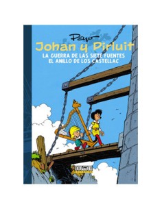 Tebeos Dolmen Editorial S.l. Johan y Pirluit 04: la Guerra de las Siete Fuentes y el Anillo de los Castellac