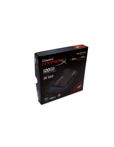 Kingston SH103S3/120G - Disco duro interno 120gb hyperx 3k ssd sata 3 2.5