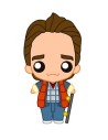 Sd Toys Marty Mcfly Figura Goma Pokis Regreso Al Futuro (figura Pokis)