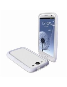 Muvit iBelt - Funda (bumper) + protector de pantalla para Samsung Galaxy S3 i9300, blanco: Muvit: Kiwiku.com: Electrónica
