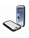 Muvit ibelt - funda (bumper) + protector de pantalla para samsung galaxy s3 i9300, negro