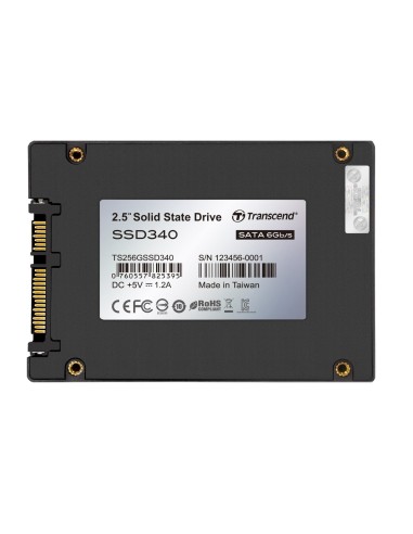 Transcend TS256GSSD340 - Disco duro sólido interno SSD de 256 GB, negro: TRANSCEND: Kiwiku.com: Informática