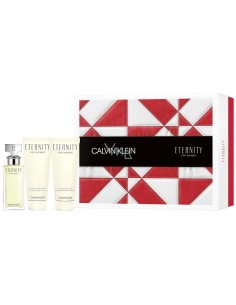 Calvin Klein Eternity para Mujer Eau de Parfum 50ml + Leche Corporal 100ml + Gel Ducha 100ml